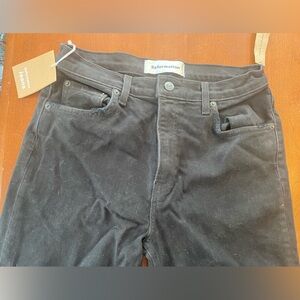 Reformation Liza High Straight Jeans in Black